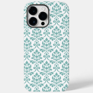 Coque Case-Mate iPhone Feuille Damask Motif Turquoise