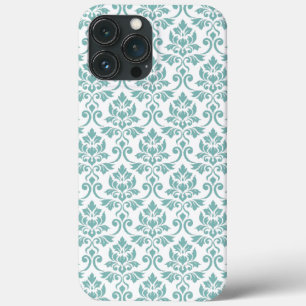 Case-Mate iPhone Case Feuille Damask Motif Turquoise