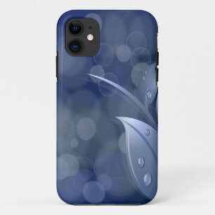 Coque Case-Mate iPhone Feuille de Blue Bokeh