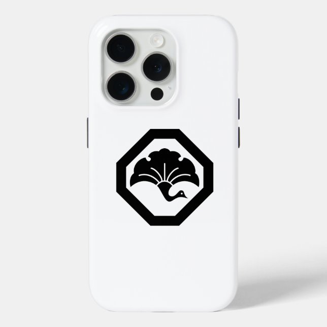 Coques Case-Mate iPhone Feuille de ginkgo en forme de grue sur plateau (Verso)