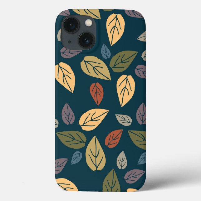 Coques Case-Mate iPhone feuille de motif (Verso)