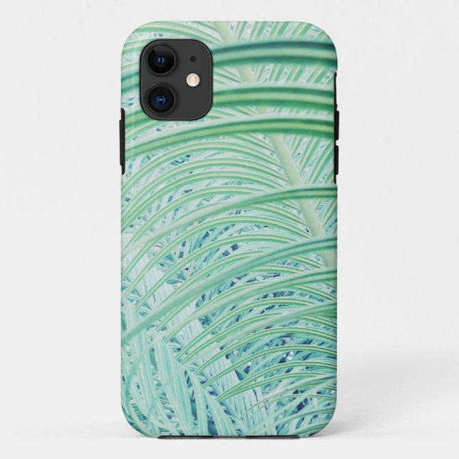 Coques Case-Mate iPhone Feuille de palmier de plante verte douce (Dos)