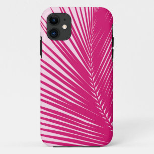 Coque Case-Mate iPhone Feuille de palmier - rose magenta