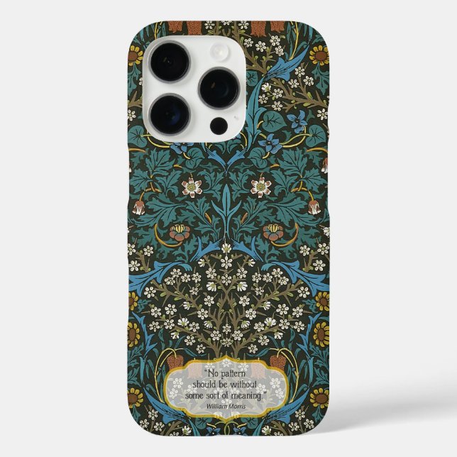 Coques Case-Mate iPhone Feuille de papier peint - William Morris (Verso)