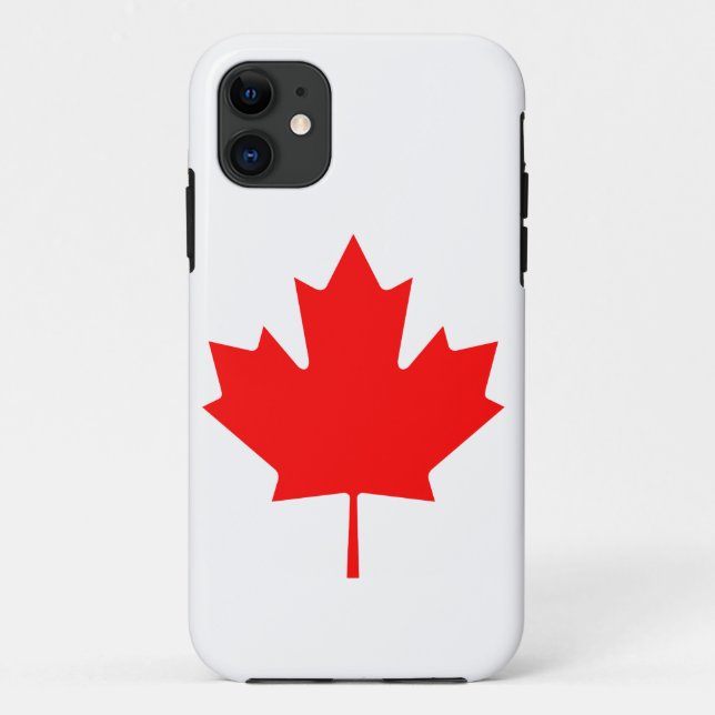 Coques Case-Mate iPhone Feuille d'érable du Canada (Dos)