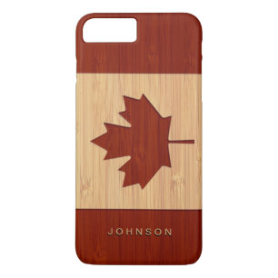 Etui iPhone Case-Mate Feuille d'érable gravée par sembler en bambou de