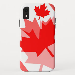 Coques Pour iPhone Feuille d'érable rouge canadienne style stratifié