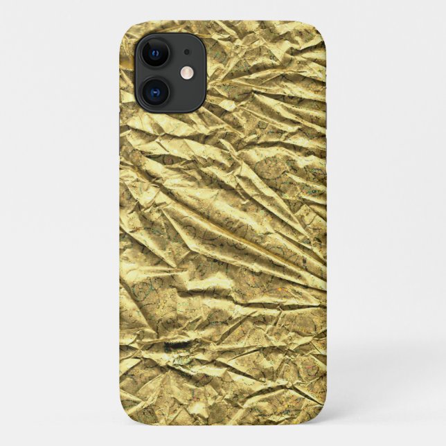 Coques Case-Mate iPhone Feuille d'or brillante (Dos)