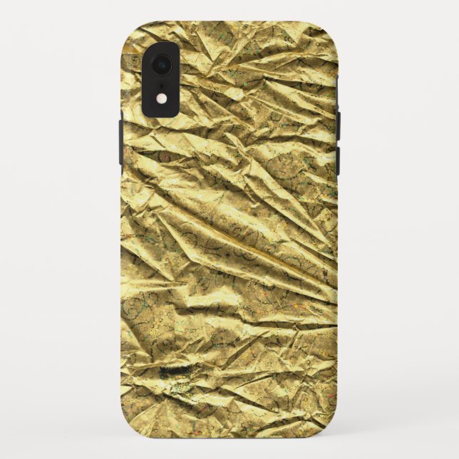 Coques Case-Mate iPhone Feuille d'or brillante (Dos)