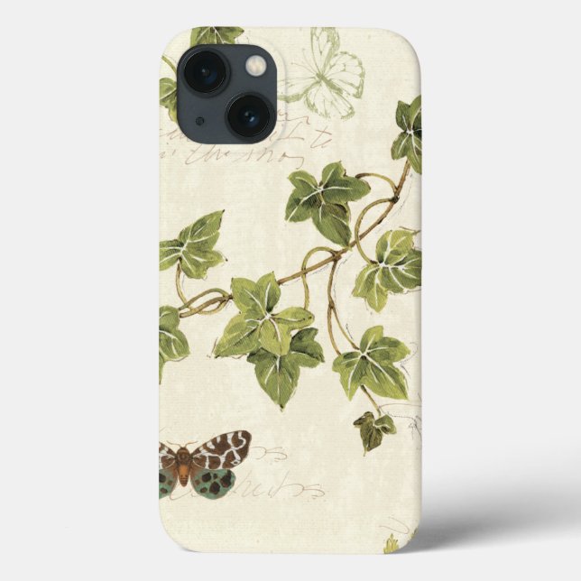 Coques Case-Mate iPhone Feuille et papillon (Verso)