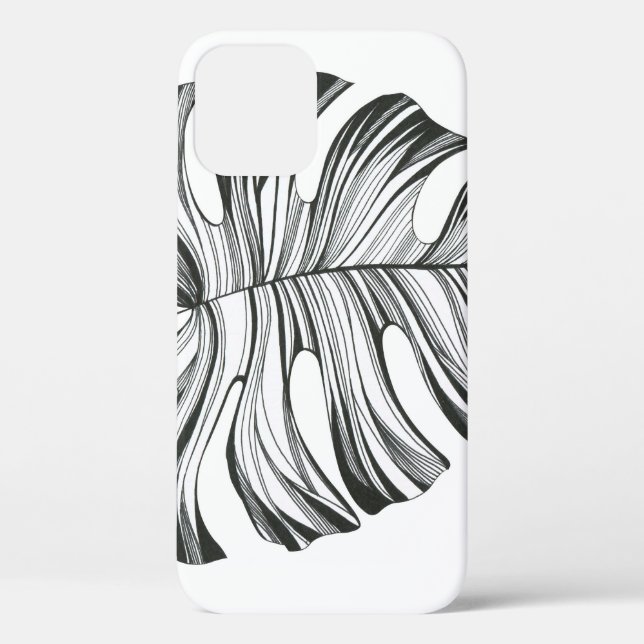 Coques Case-Mate iPhone Feuille Monstera : Élément Naturel Tropical. (Verso)