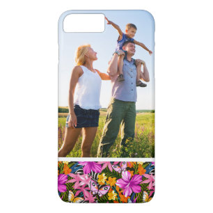 Etui iPhone Case-Mate Feuille tropical et fleurs de photo faite sur