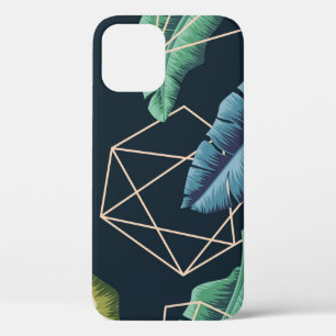 Case-Mate iPhone Case Feuilles Abstraits : Ligne Polygonale Sans Couche.