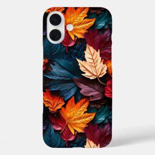 Coque Pour iPhone 16 Plus Feuilles automnales