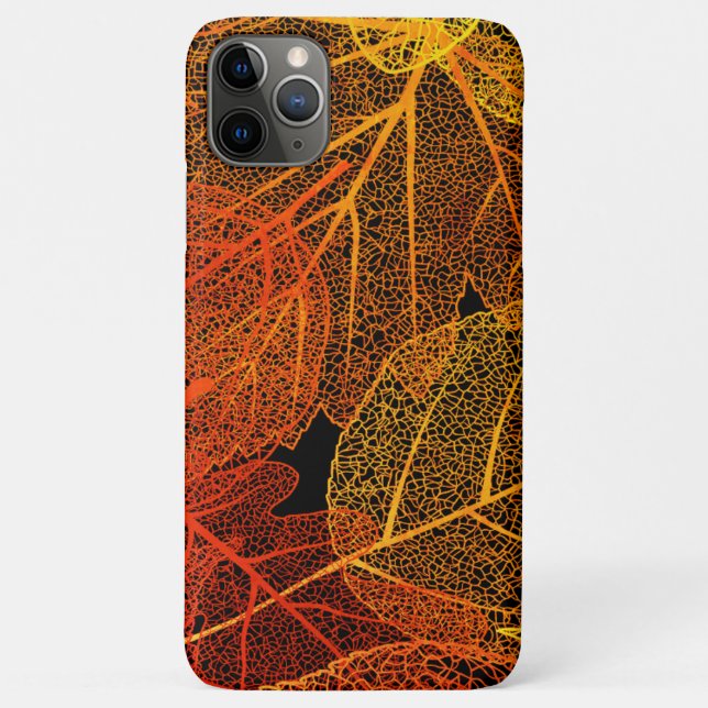 Coques Case-Mate iPhone Feuilles automne élégantes (Dos)