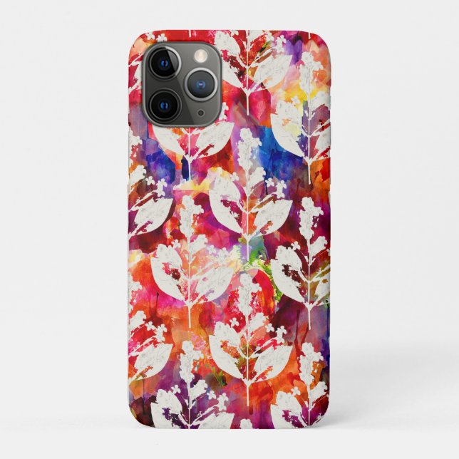 Coques Case-Mate iPhone Feuilles botaniques abstraites (Dos)