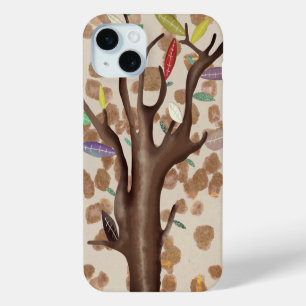 Coque Case-Mate iPhone Feuilles colorées de branches d'arbres Ruth Fitta