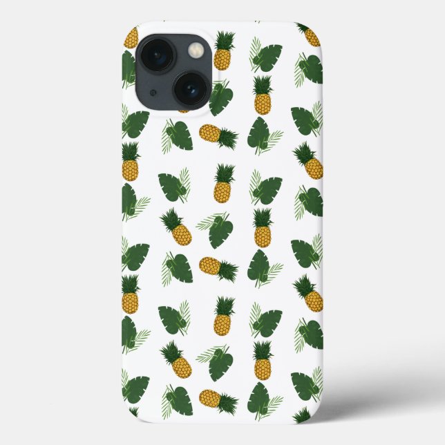 Coques Case-Mate iPhone Feuilles D'Ananas Et De Palmiers (Verso)