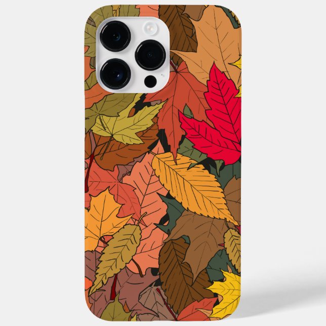 Coques Case-Mate iPhone Feuilles d'automne colorées (Verso)