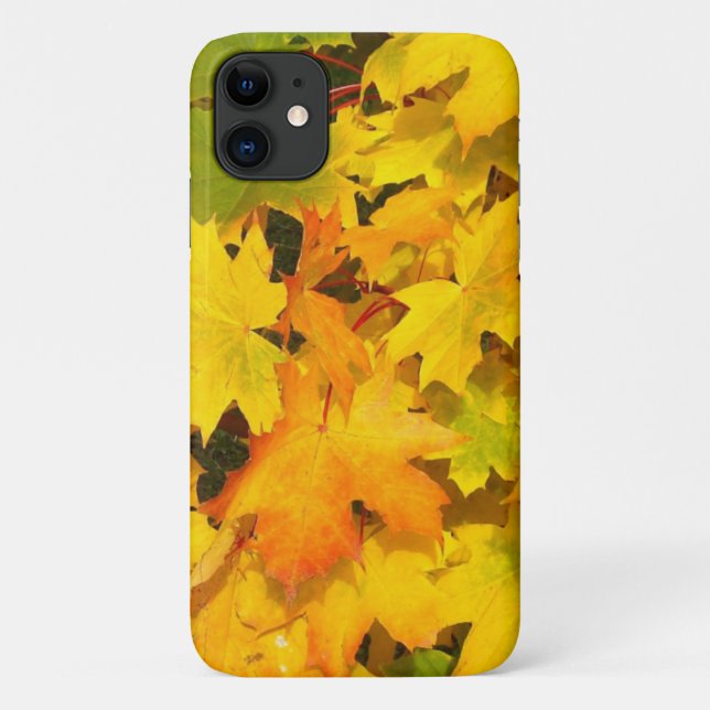 Coques Case-Mate iPhone Feuilles d'automne colorées (Dos)