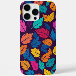 Coque iPhone 16 Pro Max Feuilles d'automne colorées Motif Automne dynamiqu