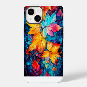 Coque Case-Mate iPhone Feuilles d'Automne Colorées Tombées
