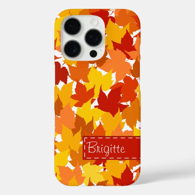 Coques Case-Mate iPhone Feuilles d'automne de l'érable (Verso)