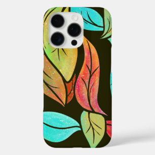 Coque iPhone 16 Pro Feuilles d'automne motif