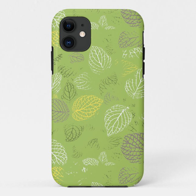 Coques Case-Mate iPhone Feuilles d'automne Motif 6 (Dos)