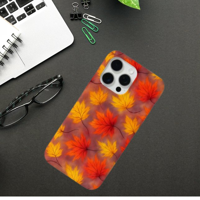 Coques Case-Mate iPhone Feuilles d'automne Rustique Aquarelle - Feuillage  (Créateur téléchargé)