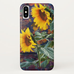Case-Mate iPhone Case Feuilles d'automne rustiques et tournesols