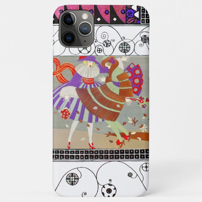 COQUES Case-Mate iPhone FEUILLES DE CHUTE, VENT, SWIRLS MODE COSTUME DESIG (Dos)