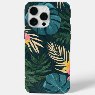 Coque Case-Mate iPhone Feuilles de jungle tropicale