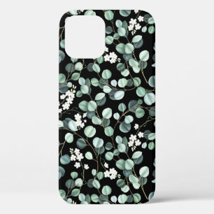 Case-Mate iPhone Case Feuilles de l'Eucalyptus : Motif de fleurs blanche