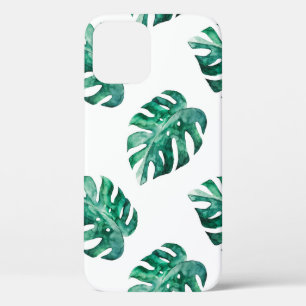 Case-Mate iPhone Case Feuilles de Monstera. Motif d'illustration tropica