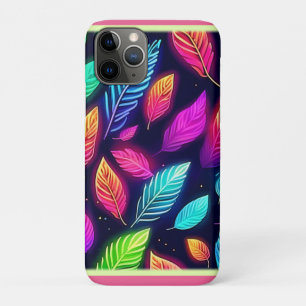 Case-Mate iPhone Case Feuilles de néon dans l'art vibrant de la lueur