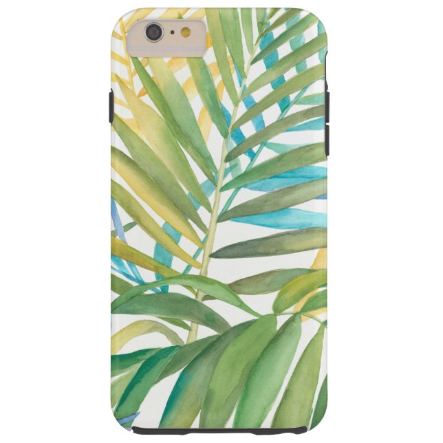 Coques Case-Mate iPhone Feuilles de palmiers tropicaux (Dos)