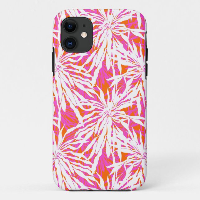 Coques Case-Mate iPhone Feuilles de palmiers tropicaux (Dos)