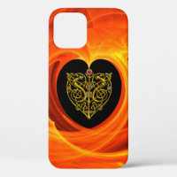 FEUILLES D'OR, jaune orange noir