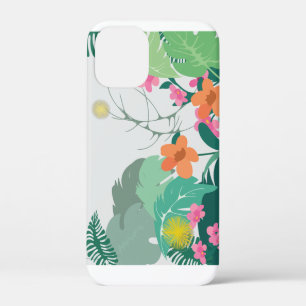 Case-Mate iPhone Case Feuilles et Fleurs Tropicales Pastel