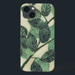 Case-Mate iPhone Case Feuilles et succursales sur Arrière - plan de crèm<br><div class="desc">Des feuilles verts et des branches se reposent sur un arrière - plan crème dans cette impression de Jennifer Goldberger. Au fur et à mesure que la saison change,  les couleurs de ces feuilles restent les mêmes,  apportant un peu de consistance dans votre vie.</div>