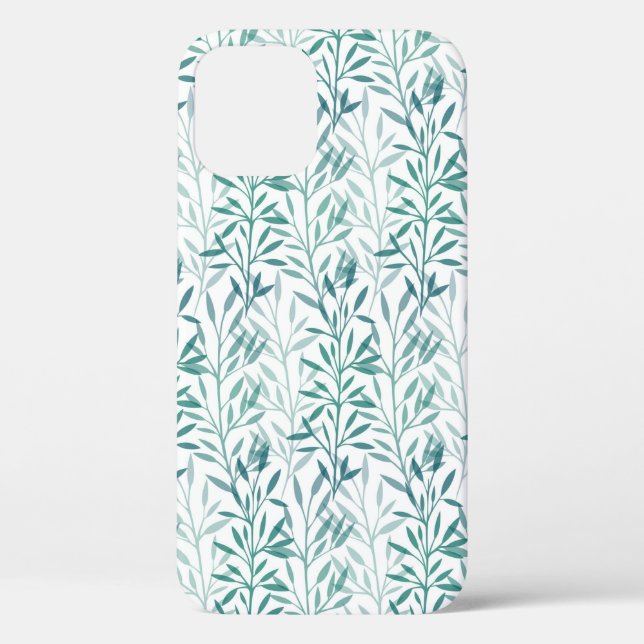 Coques Case-Mate iPhone Feuilles et succursales transparents (Verso)