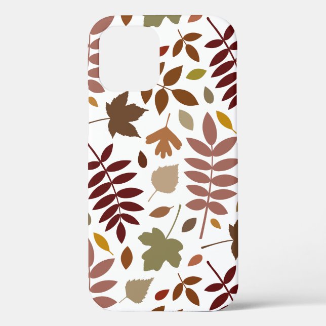 Coques Case-Mate iPhone Feuilles mortes grand motif couleurs d'automne sur (Verso)