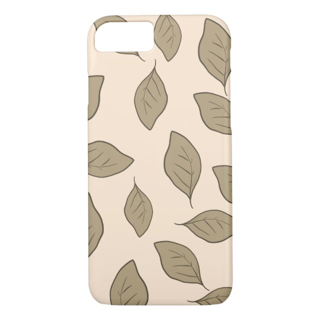 Coques Case-Mate iPhone Feuilles motif mignons (Dos)