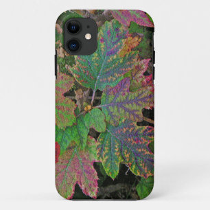COQUE Case-Mate iPhone "FEUILLES/ROSE, VIOLET, OR ET VERT/TEXTU EN CALME