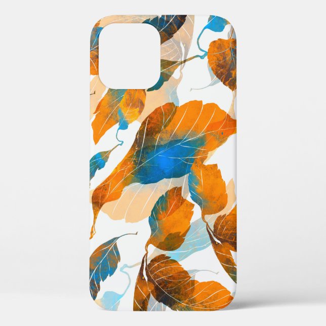Coques Case-Mate iPhone Feuilles Silhouette : aquarelle, PA sans fil numér (Verso)