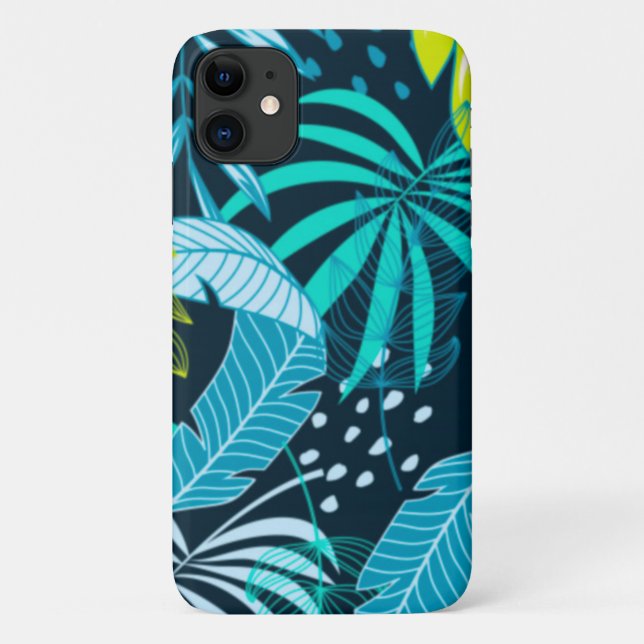 Coques Case-Mate iPhone Feuilles tropicaux (Dos)