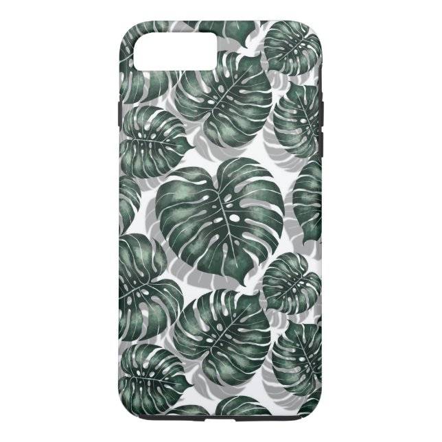 Coques Case-Mate iPhone Feuilles tropicaux (Dos)