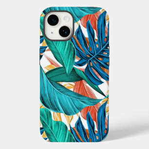 Coque Case-Mate iPhone Feuilles tropicaux exotiques