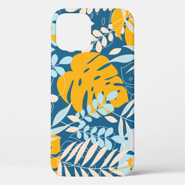Coques Case-Mate iPhone Feuilles tropicaux : Jungle Abstraite (Verso)